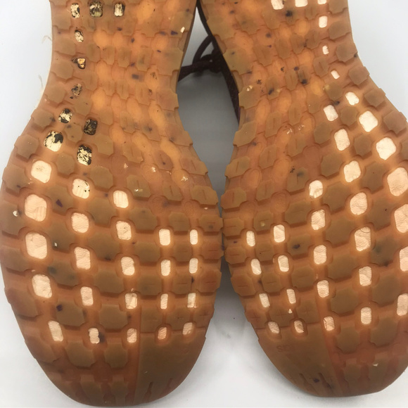 Adidas Pure Boost Red Sneakers Size 7F/6M - Picture 8 of 8